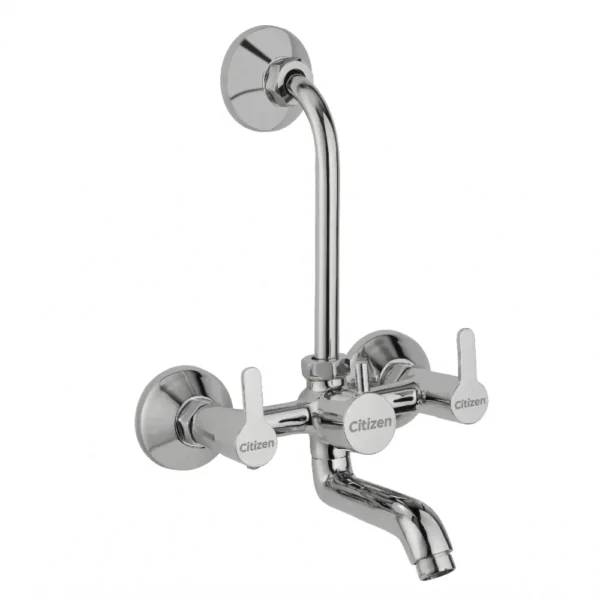 Citizen Fusion wall mixer tap with L bend