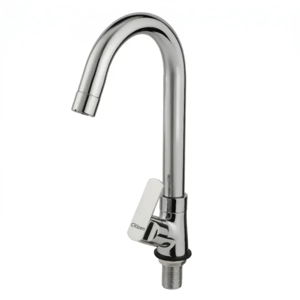 Citizen Neo deck-mounted washbasin tap with swivel spout