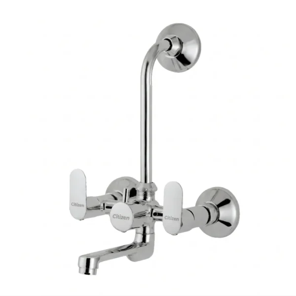 Citizen Opal wall mixer tap with L bend